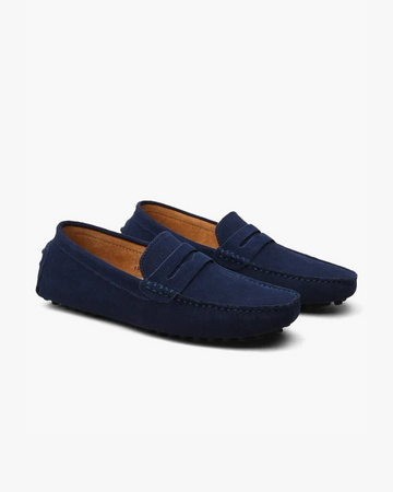 Comfortable Suede Slip-On Driving Loafers for Men