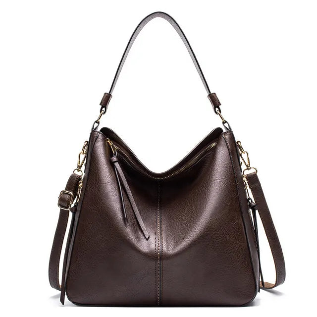 Women's Hobo-Style Shoulder Bag - Spacious with Crossbody Strap