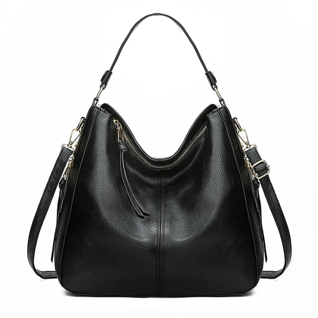 Women's Hobo-Style Shoulder Bag - Spacious with Crossbody Strap