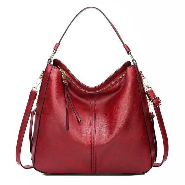 Women's Hobo-Style Shoulder Bag - Spacious with Crossbody Strap