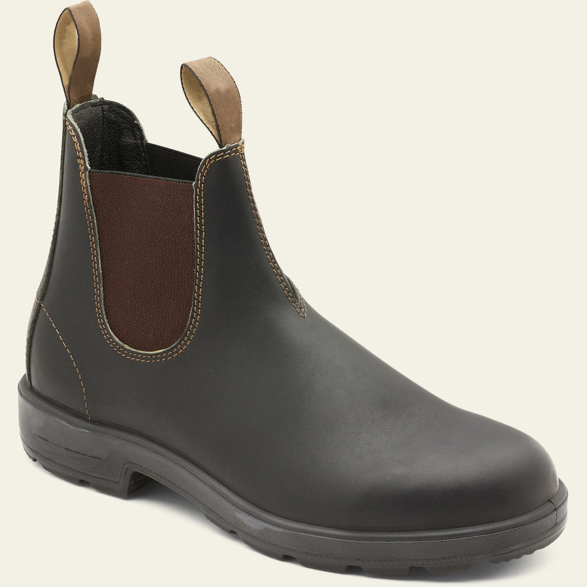 Men's Chelsea Ankle Boots - Slip-On with Dual Pull Tabs