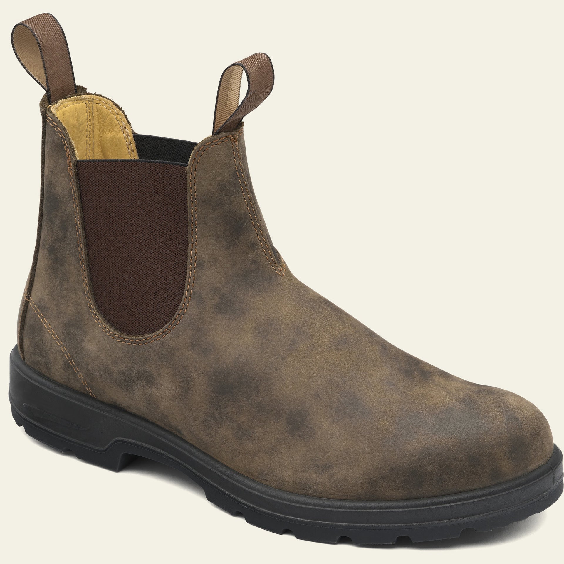 Men's Chelsea Ankle Boots - Slip-On with Dual Pull Tabs