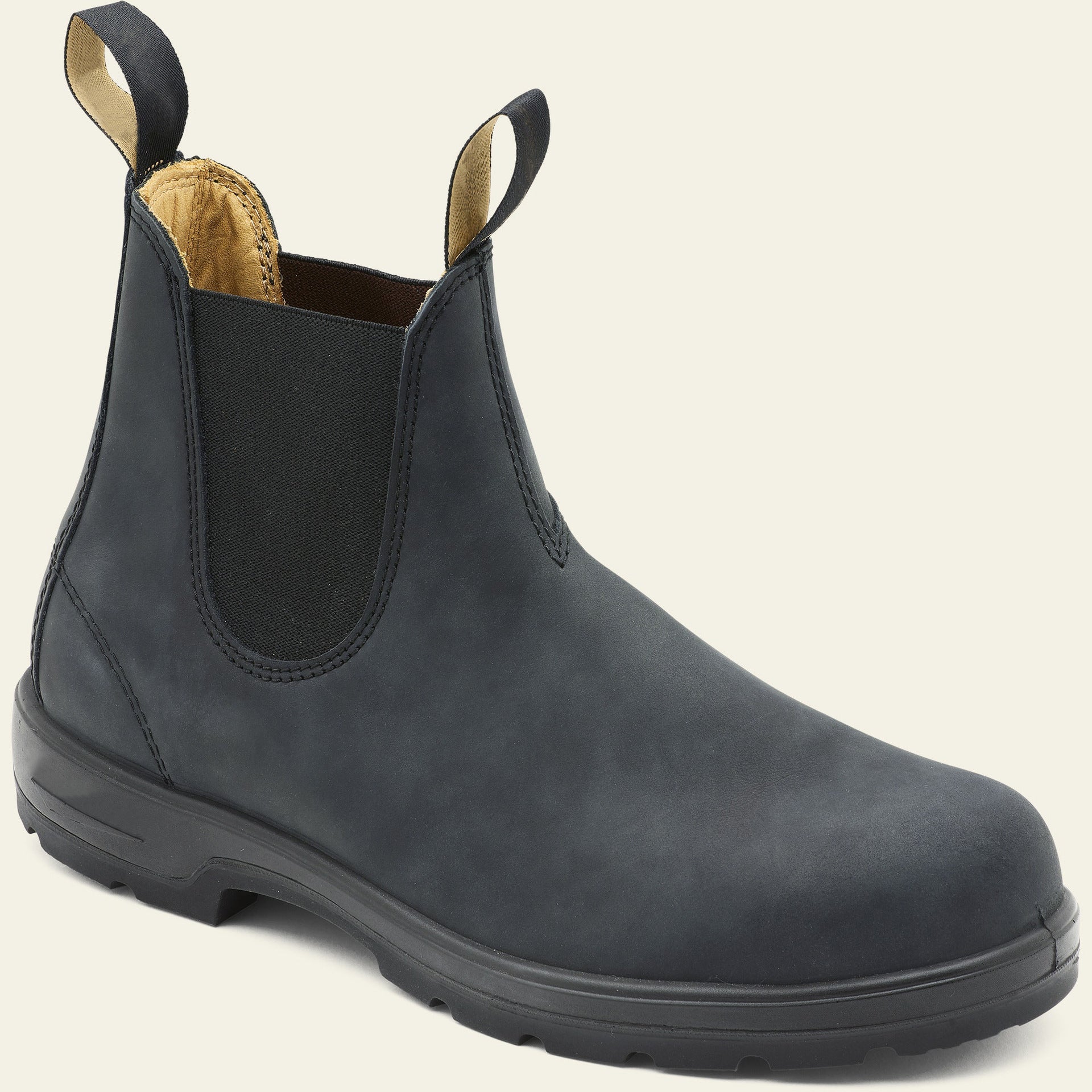 Men's Chelsea Ankle Boots - Slip-On with Dual Pull Tabs