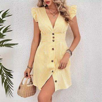Modern Striped Dress for Women
