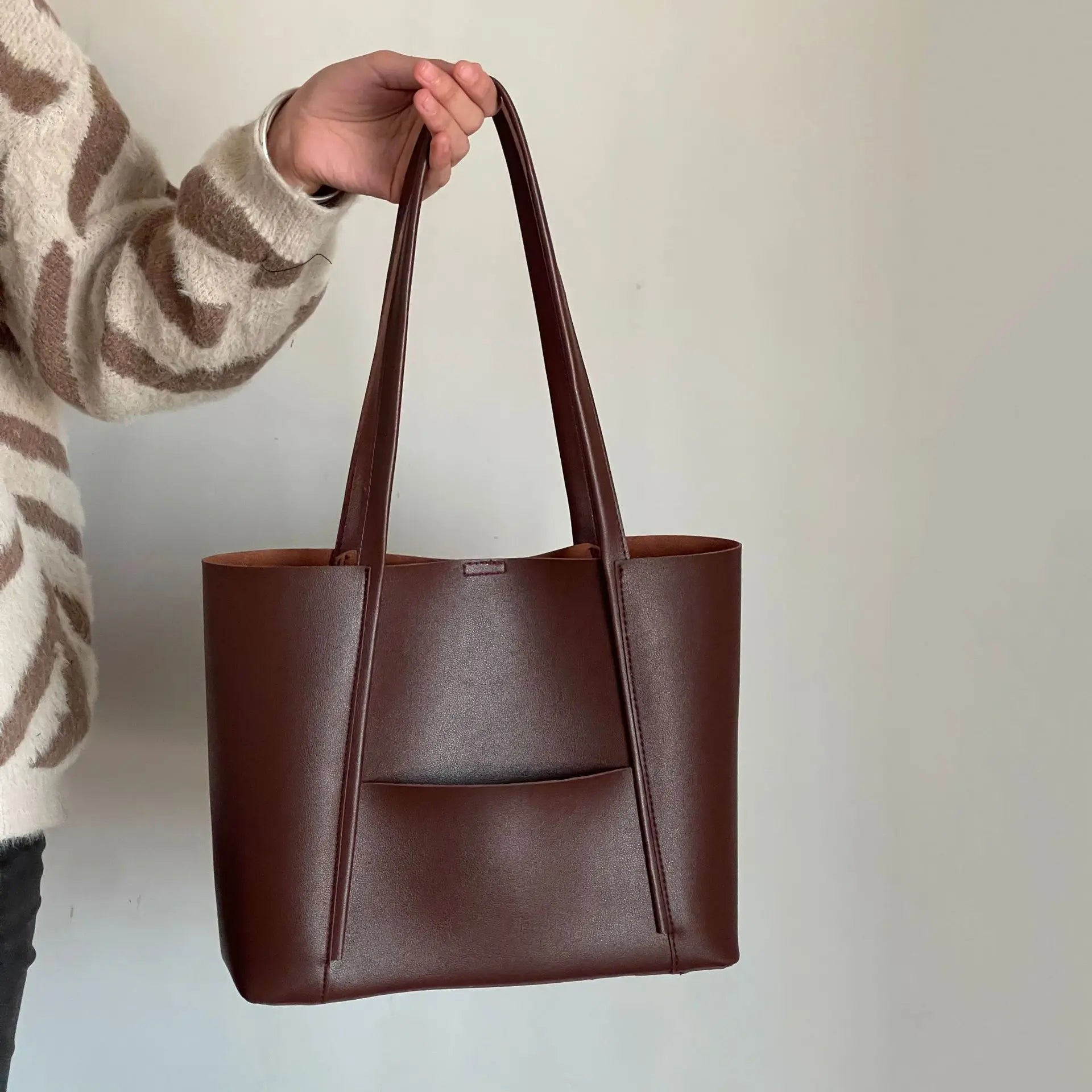 Women's Structured Tote Bag - Spacious Office & Commuter Bag