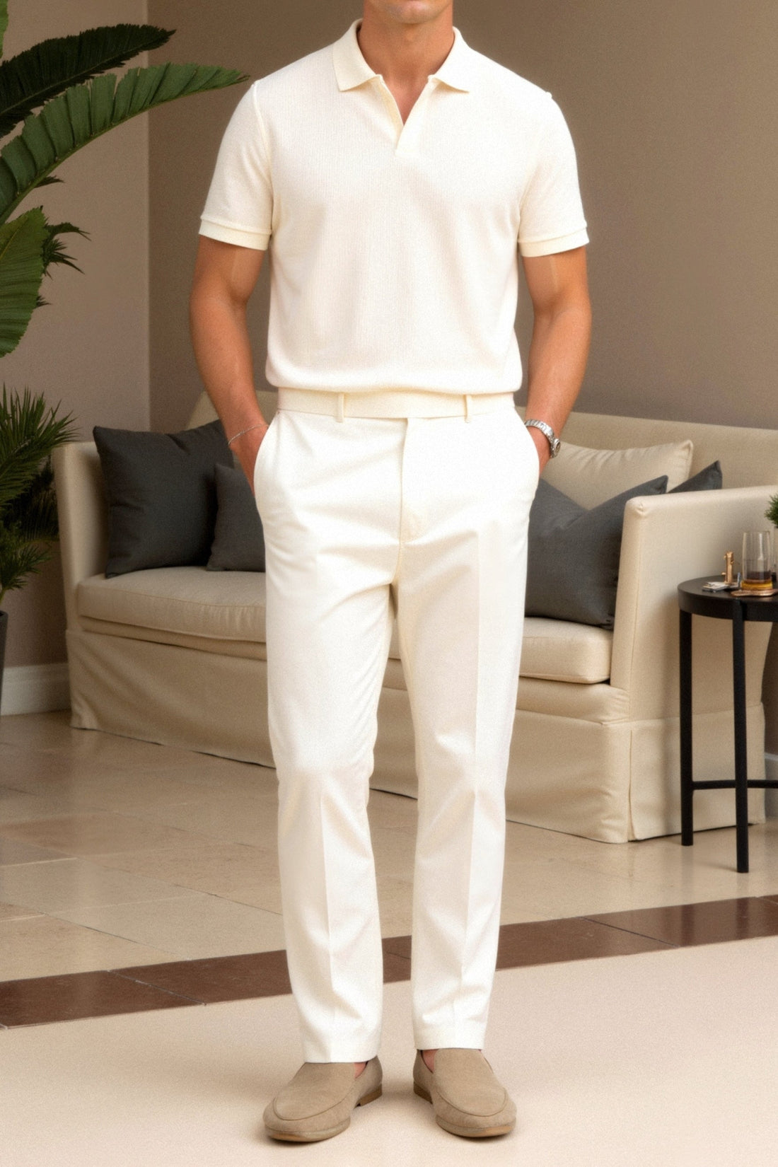 Stylish and Breathable Slim Fit Polo Shirt for Men | Manuel